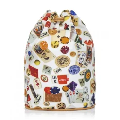 Divo Diva - Deauville - White - Leather Handbag - Made in Italy - Life is a Game Collection - Luxury High Quality - Avvenice