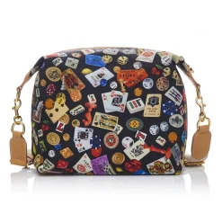 Divo Diva - Dublin - Black - Leather Handbag - Made in Italy - Life is a Game Collection - Luxury High Quality - Avvenice