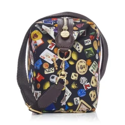 Divo Diva - Dublin - Dark Black - Leather Handbag - Made in Italy - Life is a Game Collection - Luxury High Quality - Avvenice