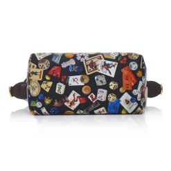 Divo Diva - Dublin - Dark Black - Leather Handbag - Made in Italy - Life is a Game Collection - Luxury High Quality - Avvenice