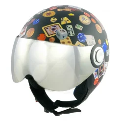 Divo Diva - Gambling Matte Black - Special Edition - Osbe Italy - Motorcycle Helmet - High Quality - Made in Italy - Avvenice