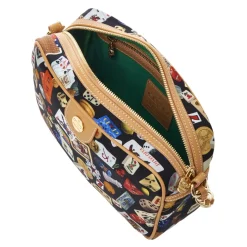 Divo Diva - Las Vegas - Black - Leather Handbag - Made in Italy - Life is a Game Collection - Luxury High Quality - Avvenice