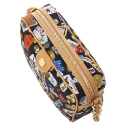 Divo Diva - Las Vegas - Black - Leather Handbag - Made in Italy - Life is a Game Collection - Luxury High Quality - Avvenice