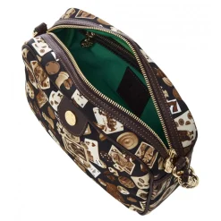 Divo Diva - Las Vegas - Dark Brown - Leather Handbag - Made in Italy - Life is a Game Collection - Luxury High Quality - Avvenice