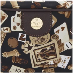 Divo Diva - Las Vegas - Dark Brown - Leather Handbag - Made in Italy - Life is a Game Collection - Luxury High Quality - Avvenice