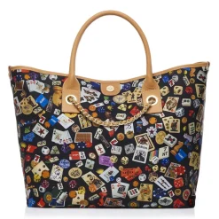 Divo Diva - Macao - Black - Leather Handbag - Made in Italy - Life is a Game Collection - Luxury High Quality - Avvenice