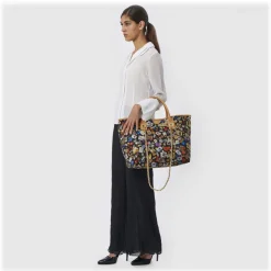 Divo Diva - Macao - Black - Leather Handbag - Made in Italy - Life is a Game Collection - Luxury High Quality - Avvenice