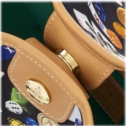 Divo Diva - Macao - Black - Leather Handbag - Made in Italy - Life is a Game Collection - Luxury High Quality - Avvenice