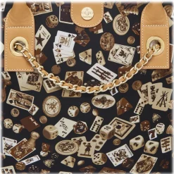 Divo Diva - Macao - Brown - Leather Handbag - Made in Italy - Life is a Game Collection - Luxury High Quality - Avvenice