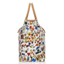 Divo Diva - Macao - White - Leather Handbag - Made in Italy - Life is a Game Collection - Luxury High Quality - Avvenice