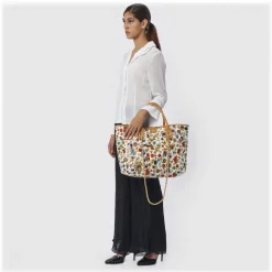 Divo Diva - Macao - White - Leather Handbag - Made in Italy - Life is a Game Collection - Luxury High Quality - Avvenice