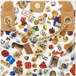 Divo Diva - Macao - White - Leather Handbag - Made in Italy - Life is a Game Collection - Luxury High Quality - Avvenice