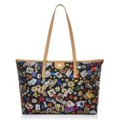 Divo Diva - Marbella - Black - Leather Handbag - Made in Italy - Life is a Game Collection - Luxury High Quality - Avvenice