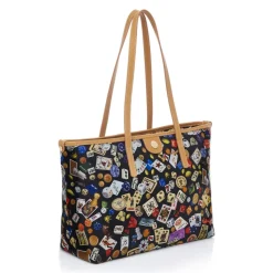 Divo Diva - Marbella - Black - Leather Handbag - Made in Italy - Life is a Game Collection - Luxury High Quality - Avvenice