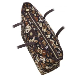 Divo Diva - Marbella - Dark Brown - Leather Handbag - Made in Italy - Life is a Game Collection - Luxury High Quality - Avvenice