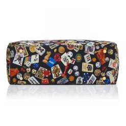 Divo Diva - Marbella - Dark Black - Leather Handbag - Made in Italy - Life is a Game Collection - Luxury High Quality - Avvenice