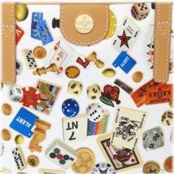 Divo Diva - Marbella - White - Leather Handbag - Made in Italy - Life is a Game Collection - Luxury High Quality - Avvenice