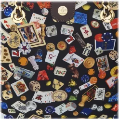 Divo Diva - Miami - Dark Black - Leather Handbag - Made in Italy - Life is a Game Collection - Luxury High Quality - Avvenice