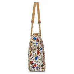 Divo Diva - Miami - White - Leather Handbag - Made in Italy - Life is a Game Collection - Luxury High Quality - Avvenice