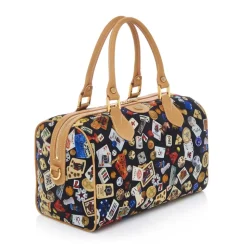 Divo Diva - Montecarlo - Black - Leather Handbag - Made in Italy - Life is a Game Collection - Luxury High Quality - Avvenice