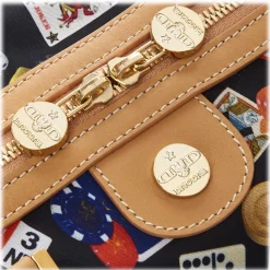 Divo Diva - Montecarlo - Black - Leather Handbag - Made in Italy - Life is a Game Collection - Luxury High Quality - Avvenice