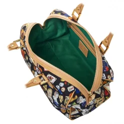 Divo Diva - Montecarlo - Black - Leather Handbag - Made in Italy - Life is a Game Collection - Luxury High Quality - Avvenice