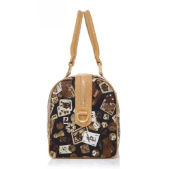 Divo Diva - Montecarlo - Brown - Leather Handbag - Made in Italy - Life is a Game Collection - Luxury High Quality - Avvenice