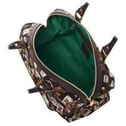 Divo Diva - Montecarlo - Dark Brown - Leather Handbag - Made in Italy - Life is a Game Collection - Luxury High Quality - Avvenice