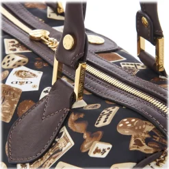 Divo Diva - Montecarlo - Dark Brown - Leather Handbag - Made in Italy - Life is a Game Collection - Luxury High Quality - Avvenice