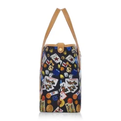 Divo Diva - Niagara - Black - Leather Handbag - Made in Italy - Life is a Game Collection - Luxury High Quality - Avvenice