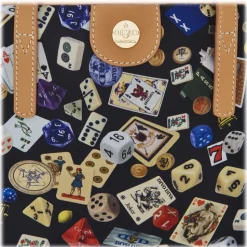 Divo Diva - Niagara - Black - Leather Handbag - Made in Italy - Life is a Game Collection - Luxury High Quality - Avvenice