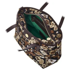 Divo Diva - Niagara - Dark Brown - Leather Handbag - Made in Italy - Life is a Game Collection - Luxury High Quality - Avvenice