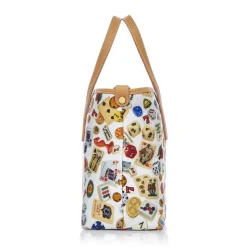 Divo Diva - Niagara - White - Leather Handbag - Made in Italy - Life is a Game Collection - Luxury High Quality - Avvenice