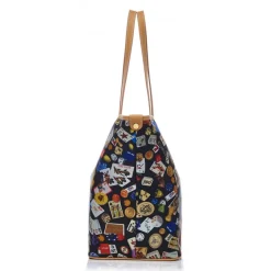 Divo Diva - San Remo - Black - Leather Handbag - Made in Italy - Life is a Game Collection - Luxury High Quality - Avvenice