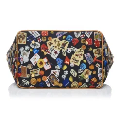 Divo Diva - San Remo - Black - Leather Handbag - Made in Italy - Life is a Game Collection - Luxury High Quality - Avvenice