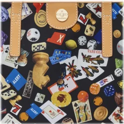 Divo Diva - San Remo - Black - Leather Handbag - Made in Italy - Life is a Game Collection - Luxury High Quality - Avvenice