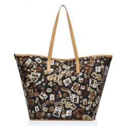 Divo Diva - San Remo - Brown - Leather Handbag - Made in Italy - Life is a Game Collection - Luxury High Quality - Avvenice