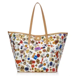 Divo Diva - San Remo - White - Leather Handbag - Made in Italy - Life is a Game Collection - Luxury High Quality - Avvenice