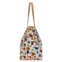 Divo Diva - San Remo - White - Leather Handbag - Made in Italy - Life is a Game Collection - Luxury High Quality - Avvenice