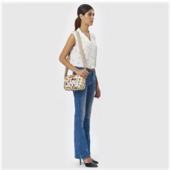 Divo Diva - Seoul - White - Leather Handbag - Made in Italy - Life is a Game Collection - Luxury High Quality - Avvenice