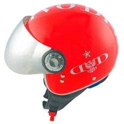 Divo Diva - Shiny Red - Special Edition - Osbe Italy - Motorcycle Helmet - High Quality - Made in Italy - Avvenice