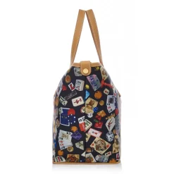 Divo Diva - Venice - Black - Leather Handbag - Made in Italy - Life is a Game Collection - Luxury High Quality - Avvenice