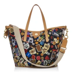 Divo Diva - Venice - Black - Leather Handbag - Made in Italy - Life is a Game Collection - Luxury High Quality - Avvenice