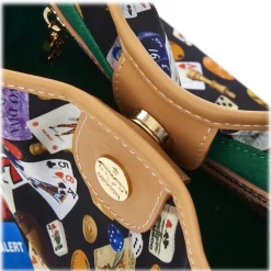 Divo Diva - Venice - Black - Leather Handbag - Made in Italy - Life is a Game Collection - Luxury High Quality - Avvenice