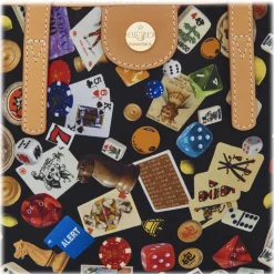 Divo Diva - Venice - Black - Leather Handbag - Made in Italy - Life is a Game Collection - Luxury High Quality - Avvenice