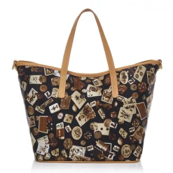 Divo Diva - Venice - Brown - Leather Handbag - Made in Italy - Life is a Game Collection - Luxury High Quality - Avvenice