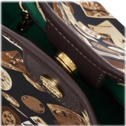 Divo Diva - Venice - Dark Brown - Leather Handbag - Made in Italy - Life is a Game Collection - Luxury High Quality - Avvenice