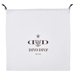 Divo Diva - Venice - Dark Black - Leather Handbag - Made in Italy - Life is a Game Collection - Luxury High Quality - Avvenice