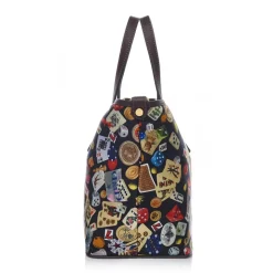 Divo Diva - Venice - Dark Black - Leather Handbag - Made in Italy - Life is a Game Collection - Luxury High Quality - Avvenice