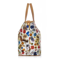 Divo Diva - Venice - White - Leather Handbag - Made in Italy - Life is a Game Collection - Luxury High Quality - Avvenice